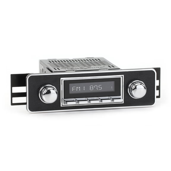RetroRadio Compatible with 1972-74 Jaguar XKE Features Include Bluetooth, AUX, AM/FM LAC-M1-502-06-76JA