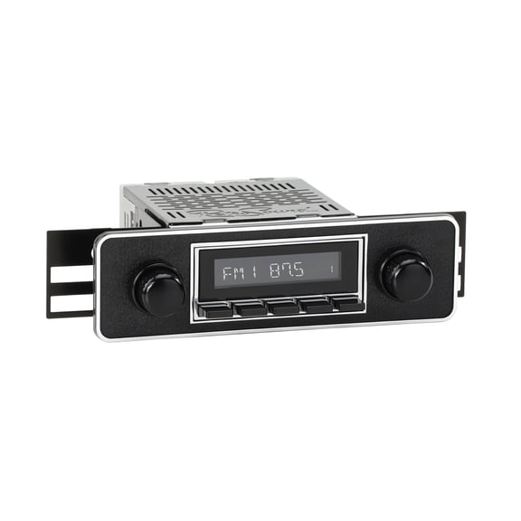 RetroRadio Compatible with 1972-74 Jaguar XKE Features Include Bluetooth, USB, AM/FM HCB-M2-502-36P-96PJA