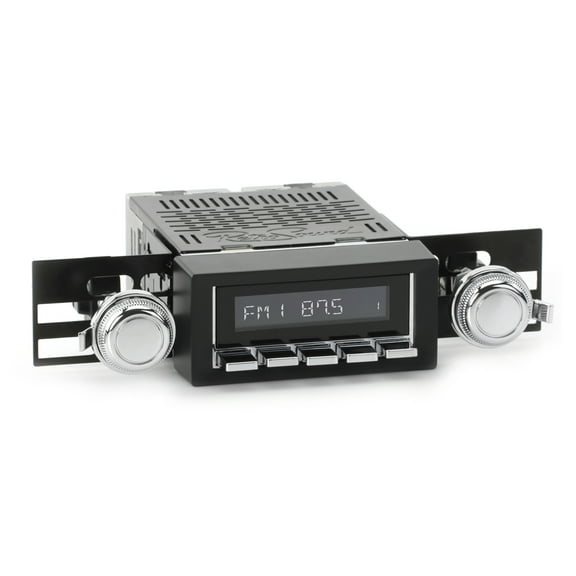 RetroRadio Compatible with 1973-87 GMC C/K Series Truck Features Include Bluetooth, AUX, AM/FM LAC-M1-216-03P-73PG1