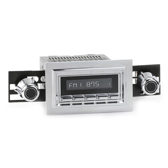 RetroRadio Compatible with 1974-77 Ford Maverick Features Include Bluetooth, AUX, AM/FM LAC-M1-121-55P-75PF14