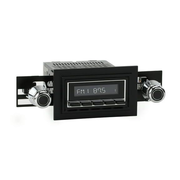RetroRadio Compatible with 1981-87 Lincoln Town Car Features Include Bluetooth, USB, AM/FM HCB-M2-221-55-75L4