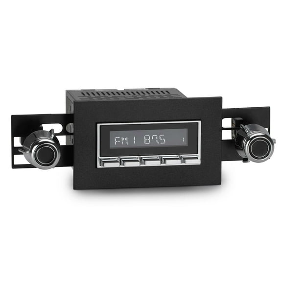 RetroRadio Compatible with 1985-86 Ford F-Series Trucks Features Include Bluetooth, AUX, AM/FM LAC-M1-228-55P-75PF1