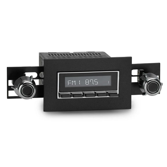 RetroRadio Compatible with 1985-86 Ford F-Series Trucks Features Include Bluetooth, AUX, AM/FM LACB-M1-228-55P-75PF1