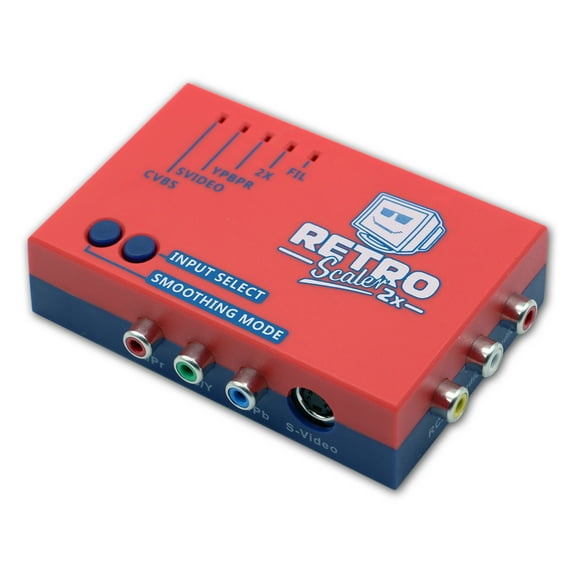 RetroScaler2x A/V to Converter and Line-doubler Retro Game Console Red/Blue