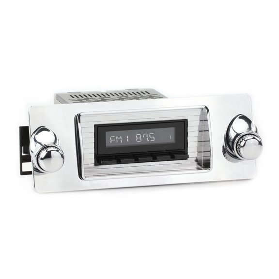 RetroSound RetroRadio, compatible with 1947-1953 Chevrolet Truck, 300-watt Classic Truck Stereo with AM/FM RDS Tuner, Bluetooth, USB