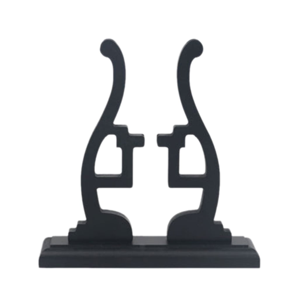 RetroStylesRound Fan Holder SmoothEdge Stable Bamboo Fan Frame Base