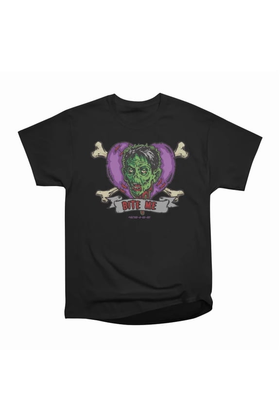 Retroagogo Bite Me Zombie T-Shirt Tee Gift For Him Merch For Her Apparel For Friend