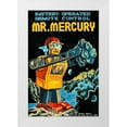 thumbnail image 1 of Retrobot 11x14 White Modern Wood Framed Museum Art Print Titled - Battery Operated Remote Control Mr. Mercury, 1 of 4