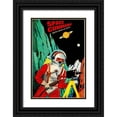 thumbnail image 1 of Retrobot 13x18 Black Ornate Wood Framed with Double Matting Museum Art Print Titled - Space Commando, 1 of 4