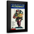 thumbnail image 1 of Retrobot 14x24 Black Modern Framed Museum Art Print Titled - Cragstan Astronaut Automatic Actions, 1 of 5