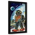 thumbnail image 1 of Retrobot 9x14 Black Modern Wood Framed Wall Art Titled - Gear Robot, 1 of 5