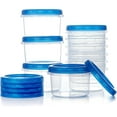 thumbnail image 1 of Retrocular 10 Pcs 16 Oz Food Storage Containers with Lids, BPA Free Freezer Food Storage Meal Prep Containers with Leakproof Twist Bowls Lids for Pantry Organizer, 1 of 7