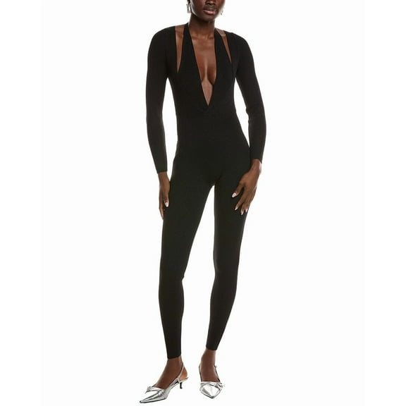 Retrofête womens  Knit Jumpsuit, l, Black