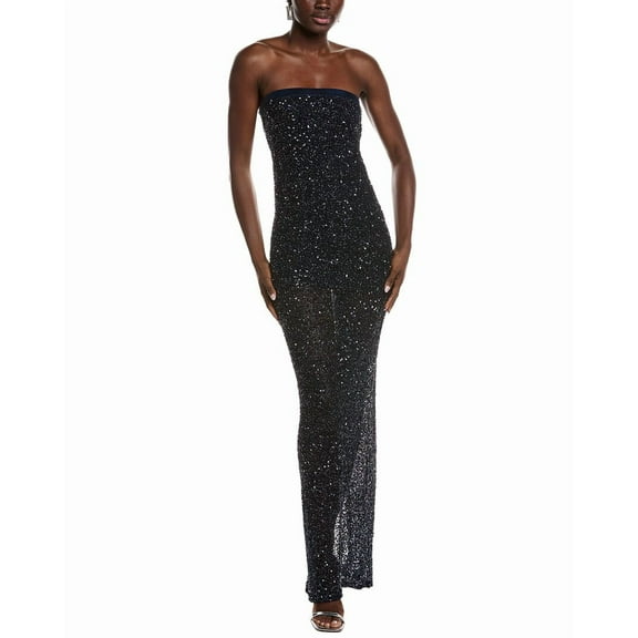 Retrofête womens  Villy Sequin Gown, l, Blue