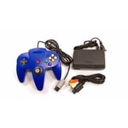 Retrofam Gamecube Revival Bundle Blue Wired Classic Controller + AV Composite Cable Retro Gamepad for Nintendo Gamecube