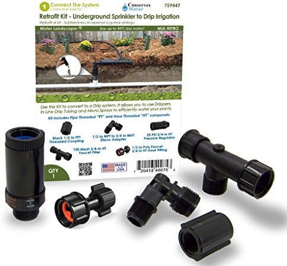 Retrofit Kit Underground Sprinkler To Drip Irrigation
