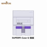 Retroflag SUPERPi-Case-U NES-Style Raspberry Pi Case with USB Controller - Safe Shutdown, Cooling Fan & Full Port Access Compatible with Pi 3B+/3B/2B