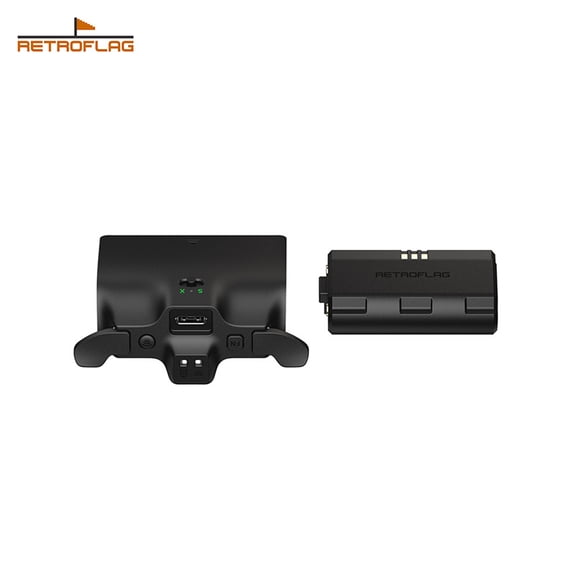 Retroflag Xbox Series Controller Super Back Clip - Macro Programming, Wireless Wake-Up for Switch, 1000mAh Battery & Multi-Platform Compatibility (Switch/PC)