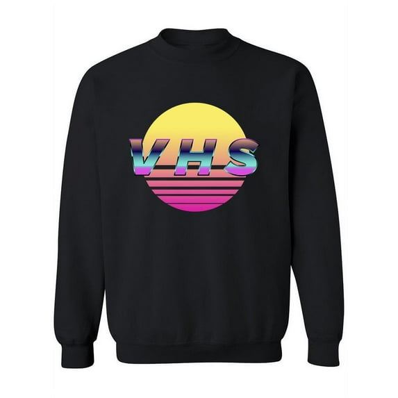 Retrofuturistic Vhs Sweatshirt Women -Image by Shutterstock, Female 5X-Large