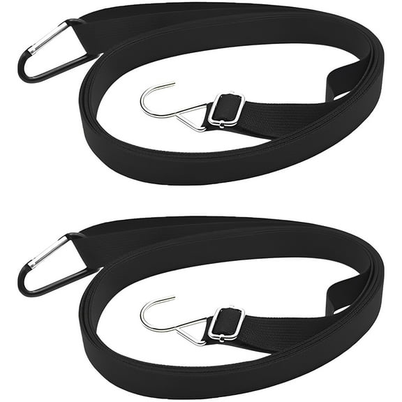 Retrok 2pcs Car Cover Windproof Strap Nylon Auto Cover Gust Strap Adjustable Vehicle Cover Secure Protector Strap Sturdy Heavy Wind Car Cover Fixing Rope for Car SUV Van Truck
