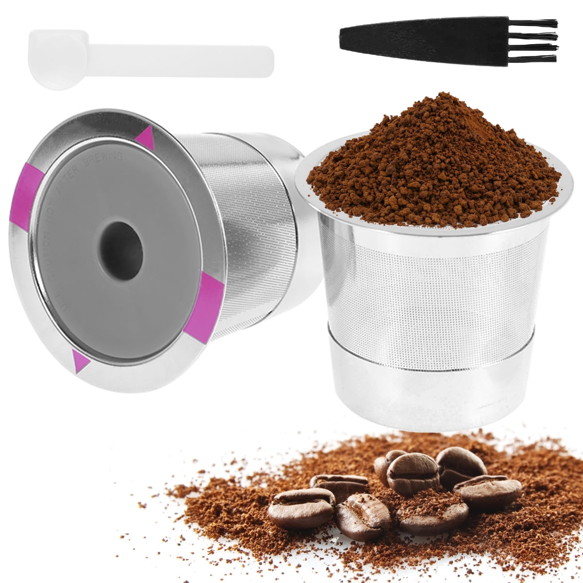 Retrok 2pcs Reusable k Cup Coffee Filters Reusable Coffee Pods