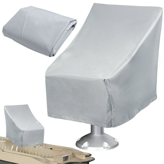 Retrok Boat Seat Cover Waterproof Oxford Cloth Boat Seat Protective Covers Heavy-Duty Pontoon Chair Protective Covers Foldable Pontoon Seat Cover Boat Seat Cover 22x24x25 inches for Outdoor Boat Seat