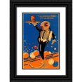 thumbnail image 1 of Retrolabel 10x14 Black Ornate Wood Framed with Double Matting Museum Art Print Titled - Las conservas Albo son las mejores, 1 of 4
