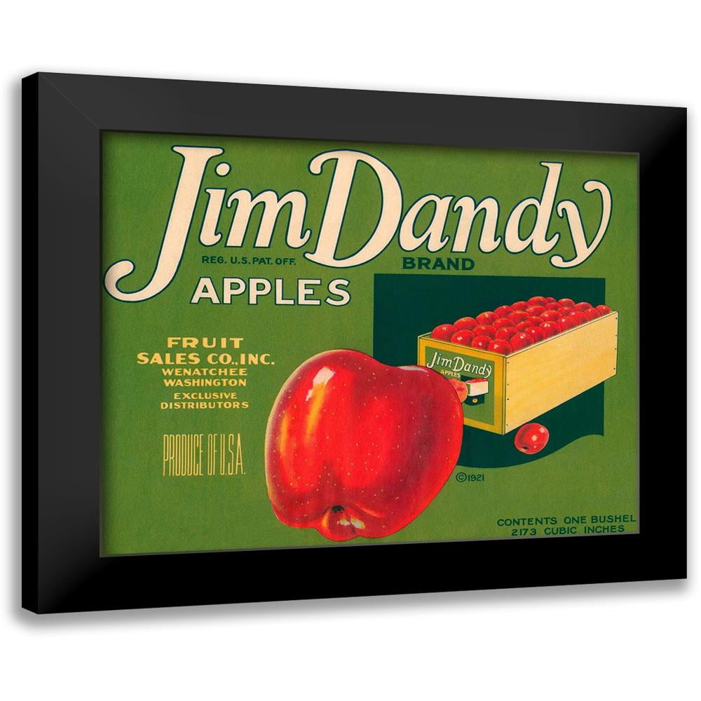 Retrolabel 14x12 Black Modern Framed Museum Art Print Titled - Jim ...