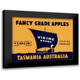 thumbnail image 1 of Retrolabel 24x19 Black Modern Framed Museum Art Print Titled - Viking Brand Fancy Grade Apples, 1 of 5