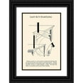 thumbnail image 1 of Retromagic 13x18 Black Ornate Wood Framed with Double Matting Museum Art Print Titled - Easy But Startling, 1 of 4