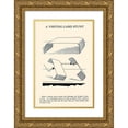 thumbnail image 1 of Retromagic 13x18 Gold Ornate Wood Framed with Double Matting Museum Art Print Titled - A Visiting Card Stunt, 1 of 4