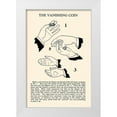 thumbnail image 1 of Retromagic 13x18 White Modern Wood Framed Museum Art Print Titled - The Vanishing Coin, 1 of 4