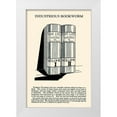 thumbnail image 1 of Retromagic 17x24 White Modern Wood Framed Museum Art Print Titled - Industrious Bookworm, 1 of 4
