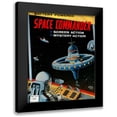 thumbnail image 1 of Retrorocket 12x14 Black Modern Framed Museum Art Print Titled - Space Commander, 1 of 5