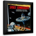 thumbnail image 1 of Retrorocket 12x14 Black Modern Framed Museum Art Print Titled - Space Commander, 1 of 5