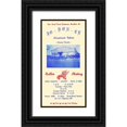 thumbnail image 1 of Retrorollers 9x14 Black Ornate Wood Framed with Double Matting Museum Art Print Titled - Jo-Don-Ce Amusement Palace Roller Skating, 1 of 4