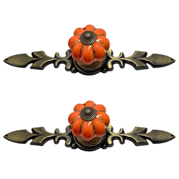 Retros European Cabinet Hardwares Zincs Alloys Drawer Handle Rusty Kitchen Cupboard Pull Durability Construction