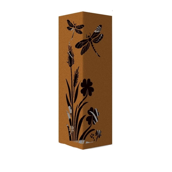 Retros Styles Metal Garden Stake Unique Openworks Pattern Patios Poles Ornament for Lawns and Landscape
