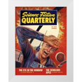 thumbnail image 1 of Retrosci-fi 12x14 White Modern Wood Framed Museum Art Print Titled - Science Fiction Quarterly: Crash Course with the Sun, 1 of 4