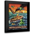 thumbnail image 1 of Retrosci-fi 13x18 Black Modern Framed Museum Art Print Titled - Warriors of Other Worlds, 1 of 5
