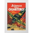 thumbnail image 1 of Retrosci-fi 13x18 White Modern Wood Framed Museum Art Print Titled - Science Fiction Quarterly: Rocket Man Attacks, 1 of 4
