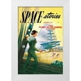 thumbnail image 1 of Retrosci-fi 17x24 White Modern Wood Framed Museum Art Print Titled - Space Stories: Rocket Ship Sabotage, 1 of 4