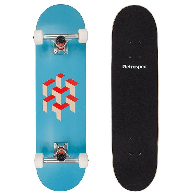 Retrospec Alameda Skateboard Complete with Abec 7 Bearings Canadian Maple Deck