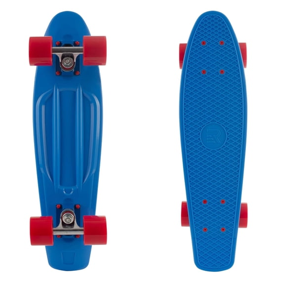 Retrospec Quip Skateboard 22.5" Classic Plastic Mini Cruiser Complete Skate Board w/ Abec 7 bearings