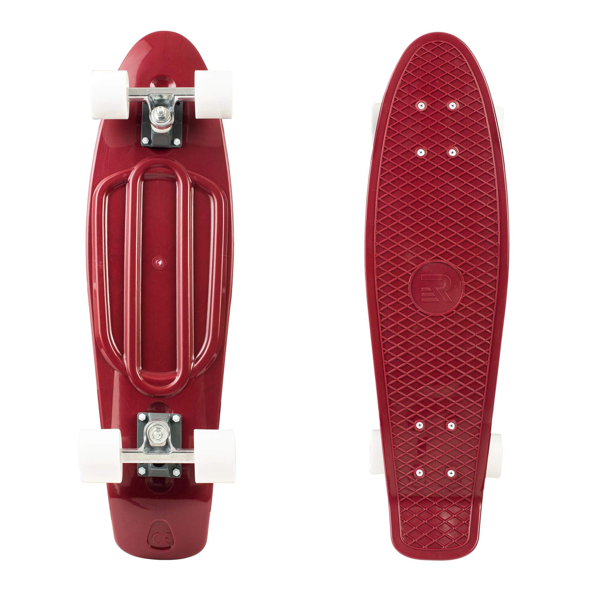 Retrospec Quip Skateboard 27" Classic Plastic Cruiser Complete Skateboard w/ Abec 7 bearings