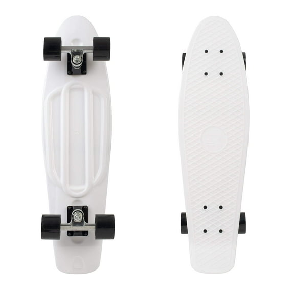Retrospec Quip Skateboard 27" Classic Plastic Cruiser Complete Skateboard w/ Abec 7 bearings