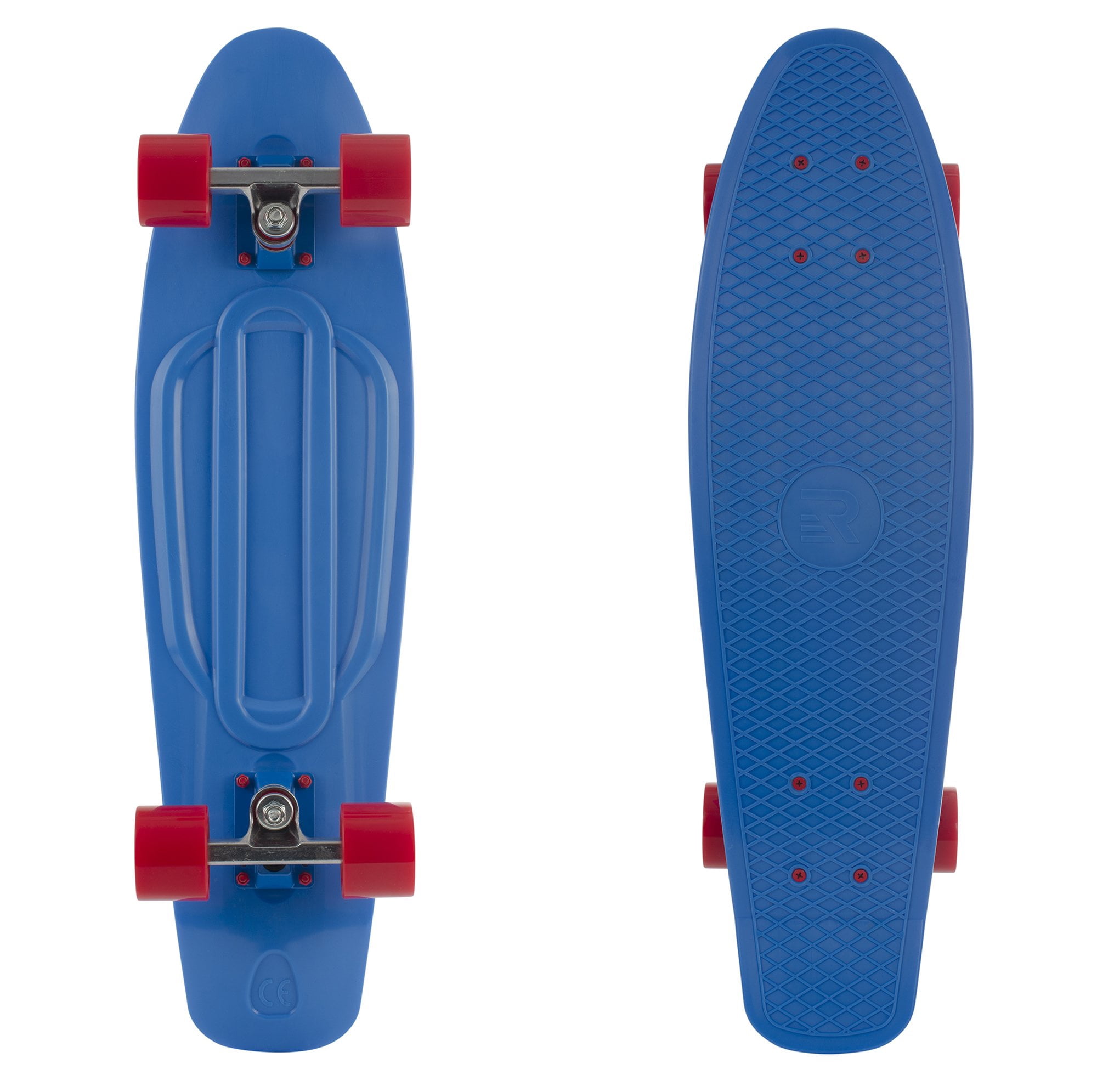 Retrospec Quip Skateboard 27" Classic Plastic Cruiser Complete Skateboard w/ Abec 7 bearings