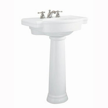 Retrospect Pedestal Leg in White
