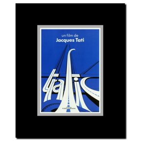 Retrospective Tati Framed Movie Poster