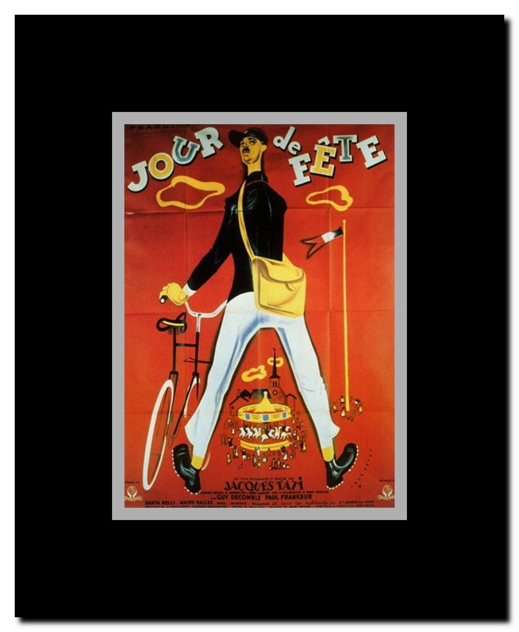 Retrospective Tati Framed Movie Poster